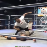 Rampage Jackson's son Raja beat's wrestler